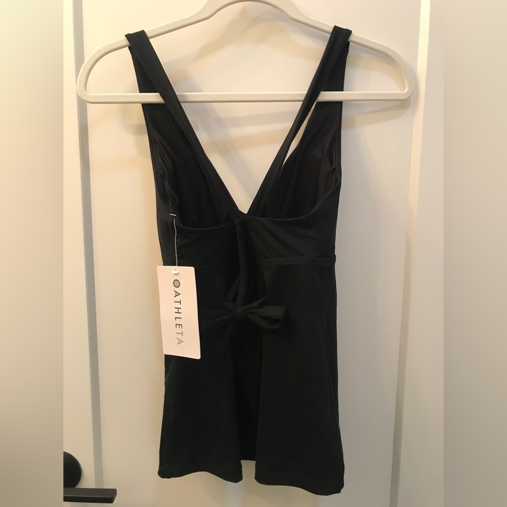Athleta Black Plunge Tankini Top - Picture 2 of 6